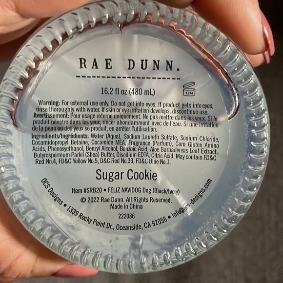 Rae Dunn Soap Feliz Navidog 16.2 Oz Sugar Cookie Soap - Picture 7 of 8